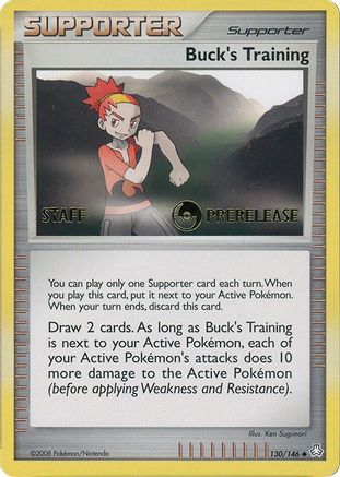 Buck's Training (Prerelease) [Staff] (130/146) - Miscellaneous Cards & Products