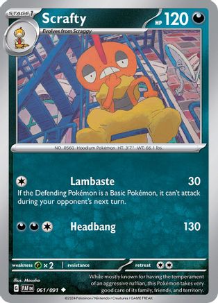 Scrafty 061/091 - Uncommon