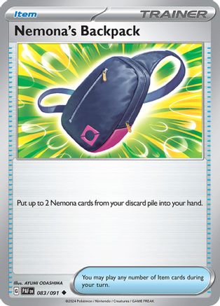Nemona's Backpack 083/091 - Uncommon