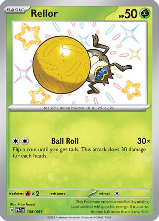 Rellor 108/091 - Shiny Rare - Holofoil