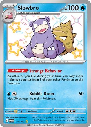 Slowbro 117/091 - Shiny Rare - Holofoil