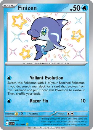 Finizen 123/091 - Shiny Rare - Holofoil