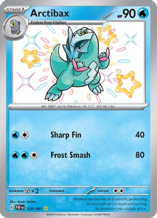 Arctibax 129/091 - Shiny Rare - Holofoil