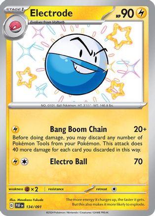 Electrode 134/091 - Shiny Rare - Holofoil