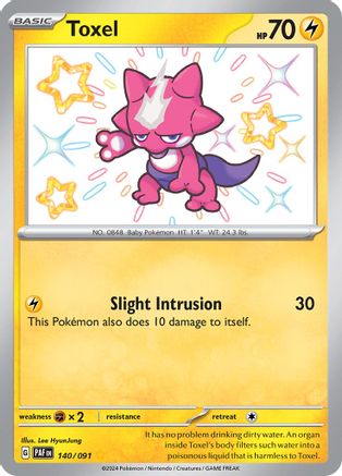 Toxel 140/091 - Shiny Rare - Holofoil