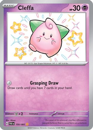 Cleffa 150/091 - Shiny Rare - Holofoil