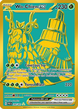 Wo-Chien ex 240/091 - Hyper Rare - Holofoil