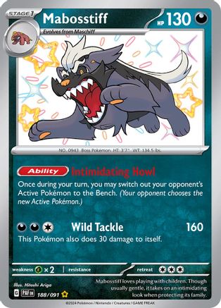 Mabosstiff 188/091 - Shiny Rare - Holofoil
