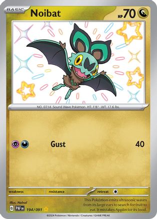Noibat 194/091 - Shiny Rare - Holofoil