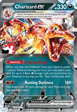 Charizard ex 125/197 - Double Rare - Holofoil