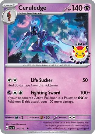 Ceruledge 040/091 - Promo - Holofoil