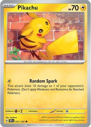 Pikachu 051/162 - Common