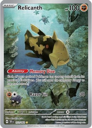 Relicanth 173/162 - Illustration Rare - Holofoil