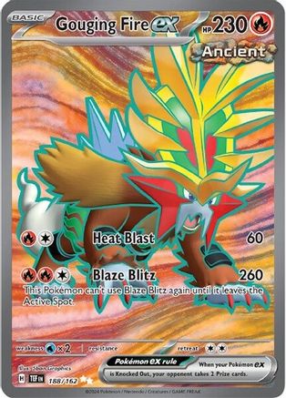 Gouging Fire ex 188/162 - Ultra Rare - Holofoil