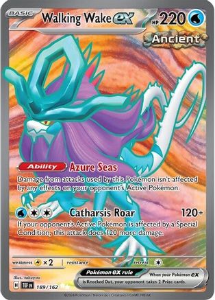 Walking Wake ex 189/162 - Ultra Rare - Holofoil