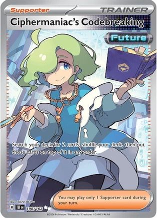 Ciphermaniac's Codebreaking 198/162 - Ultra Rare - Holofoil