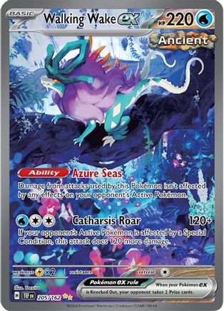 Walking Wake ex 205/162 - Special Illustration Rare - Holofoil