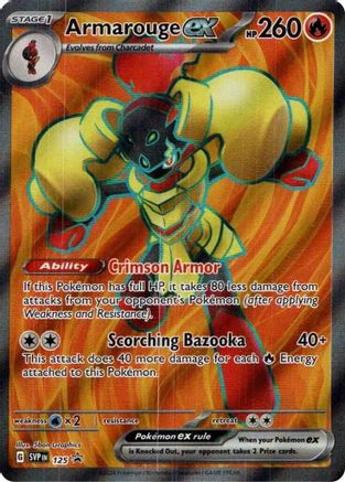 Armarouge ex 125 - Promo - Holofoil