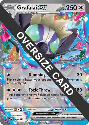 Grafaiai ex (SV: Scarlet & Violet Promo Cards) (100/null) - Jumbo Cards Holofoil