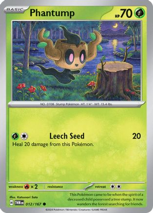 Phantump 012/167 - Common - Reverse Holofoil