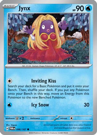 Jynx 046/167 - Common - Reverse Holofoil