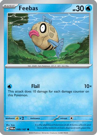 Feebas 049/167 - Common - Reverse Holofoil