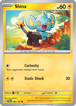Shinx 066/167 - Common - Reverse Holofoil