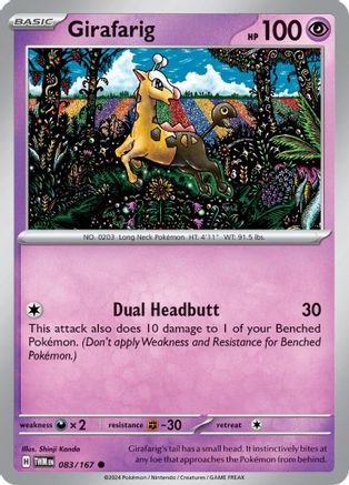 Girafarig 083/167 - Common