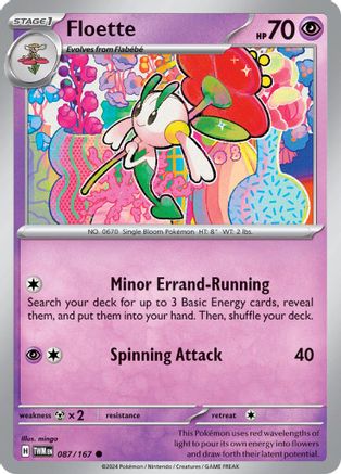 Floette 087/167 - Common - Reverse Holofoil