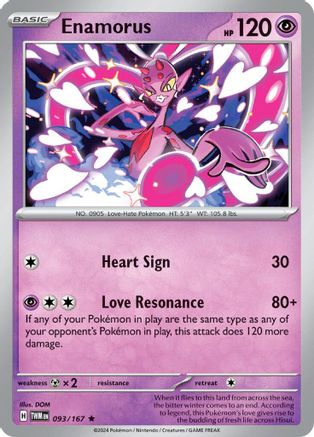 Enamorus 093/167 - Rare - Reverse Holofoil