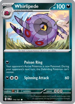 Whirlipede 116/167 - Common
