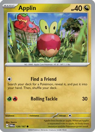 Applin 126/167 - Common - Reverse Holofoil
