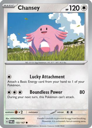 Chansey 133/167 - Common - Reverse Holofoil