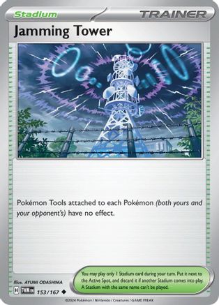 Jamming Tower 153/167 - Uncommon - Reverse Holofoil