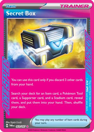 Secret Box 163/167 - ACE SPEC Rare - Holofoil