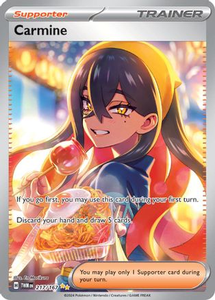 Carmine 217/167 - Special Illustration Rare - Holofoil