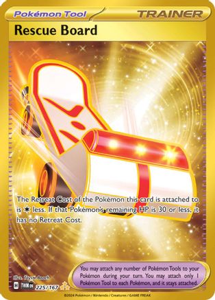 Rescue Board 225/167 - Hyper Rare - Holofoil