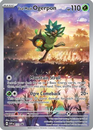 Teal Mask Ogerpon 123 - Promo - Holofoil