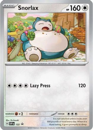 Snorlax 122 - Promo - Holofoil