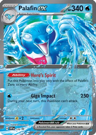 Palafin ex 126 - Promo - Holofoil