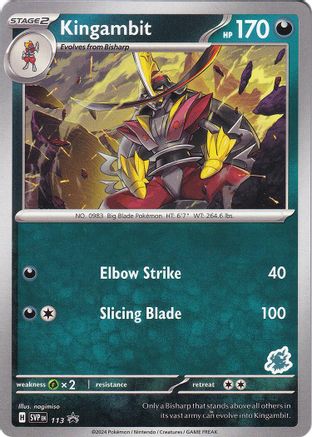 Kingambit - Darkrai Deck 113 - Promo