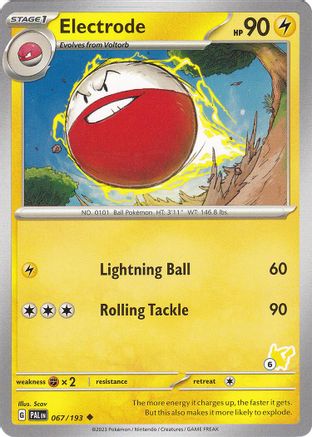 Electrode - Pikachu 6 067 - Uncommon