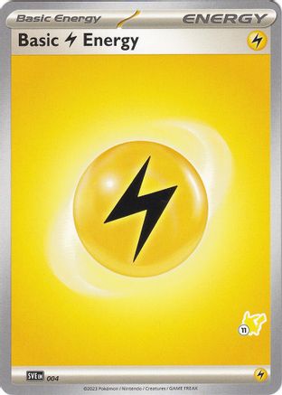 Basic Lightning Energy - Pikachu 11 004 - Common