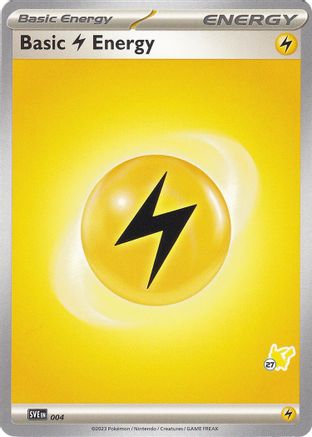 Basic Lightning Energy - Pikachu 27 004 - Common