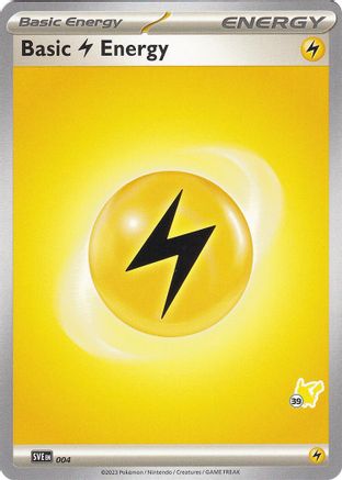 Basic Lightning Energy - Pikachu 39 004 - Common
