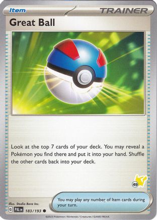 Great Ball - Pikachu 49 183 - Common