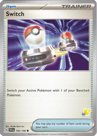 Switch - Pikachu 52 194 - Common