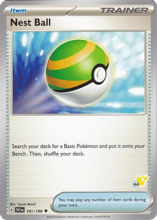 Nest Ball - Pikachu 44 181/198 - Uncommon