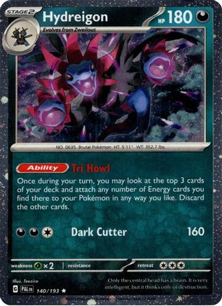 Hydreigon (Cosmos Holo) 140 - Rare - Holofoil