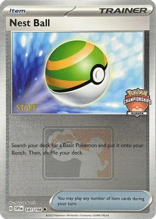 Nest Ball (Europe Championships) [Staff] (181/198) - League & Championship Cards Reverse Holofoil